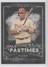 2014 Topps Allen & Ginter's Pastime's Pastimes Ryan Howard #PP-RH 0b3