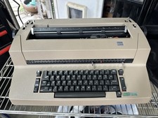 VINTAGE IBM SELECTRIC II Tan Correcting Typewriter Powers On, Clean Parts/Repair