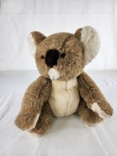 Vintage RUSS Plush Aussie Koala Bear Berrie 16  Medium Brown Stuffed Animal Tag