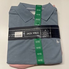 Jack Wills Kids Classic Polo Shirt – Light Blue/Pink – 11/12 years 2Pack