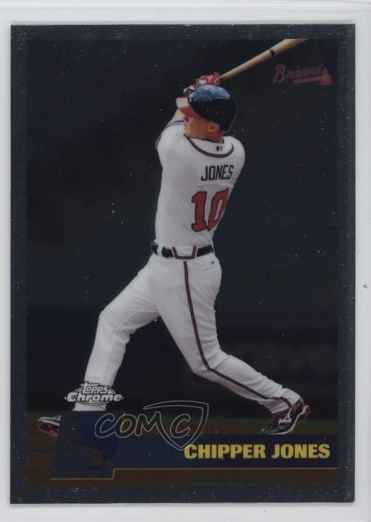2011 Topps Chrome Vintage Chrome Chipper Jones #VC2 HOF 7iu