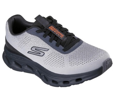 Skechers Shoes Men's Go Walk Glide Step Gray Black Sport Comfort