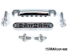 Gibson SG Standard Model Tune-O-Matic Bridge Tailpiece Studs, Aluminum/Chrome.