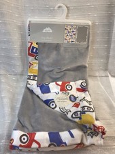 SL Home Fashions Construction Truck Car Baby Blanket Boys Reversible Security
