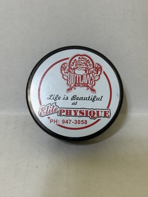 San Angelo (Texas) Outlaws Hockey Puck - CHL / WPHL - Defunct Team