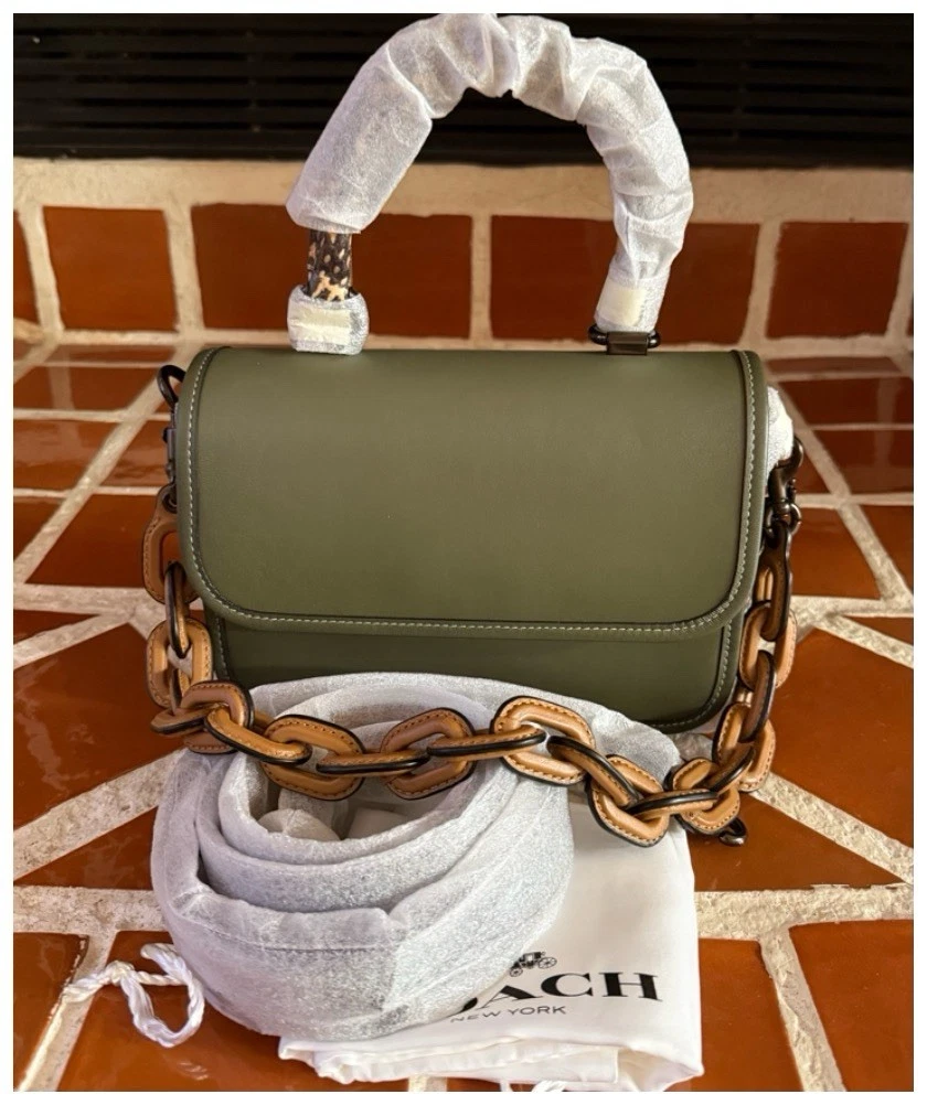 COACH　ローグ　オリーブグリーン レザー バッグ Coach Rogue Green Bags & Handbags for Women for sale - eBay