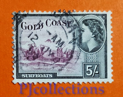 U966- GOLD COAST 1954 Q.E.II SURFBOATS 5 Sh. USED