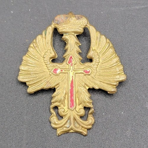 WW2 era Spanish Fascist Franco Cap Helmet Insignia Civil War Military Tanker