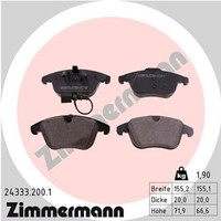 Zimmermann BremsbelÄGe VW Passat Tiguan 5N Audi Q3 8UB 8UG Seat Alhambra