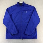 Under Armour Storm Softshell Jacket Mens XL Blue ColdGear Infrared Outdoor