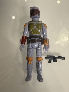 Figura de acción de colección Star Wars Boba Fett completa M6 Blaster 1979 Taiwan Kenner NM
