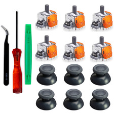 SOSS GAMING® TMR Joysticks UPGRADE Kit for PS5 Dualsense Controllers (6 Pack)