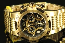 Invicta 25286 51mm Speedway Swiss Z60 Chrono Gold Tone Stainless Steel Watch