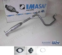 Imasaf Auspuff Mitteltopf + Anbauteile für Primera Traveler 1.6 I W10 93-98