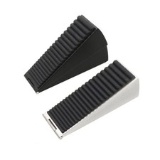 Non-slip Spring Door Stopper Heavy Duty Floor Doorstop  Keeps Doors Open