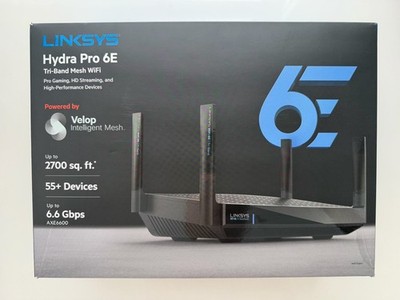 Linksys Hydra Pro 6E MR75WH AXE6600 Tri-Band WIreless Router