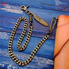 Catena Pantaloni Vita Appesa Portachiavi Ricchezza Panno Catena Portafoglio Piuma Catena