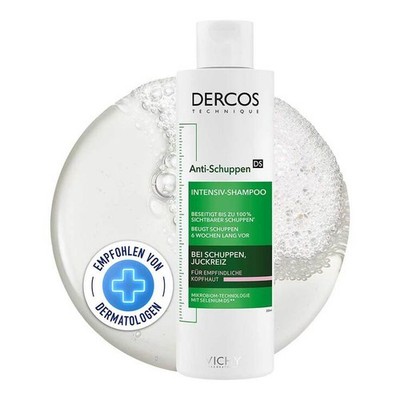 Vichy Dercos Anti-Schuppen Sensitive Pflegeshampoo bei empfindlicher Kopfhaut ·