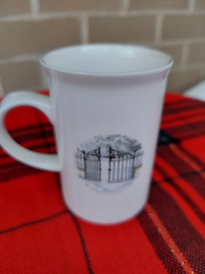 Taza de té de porcelana de hueso fino vintage St. George "Hers" coleccionable regalo de Navidad Foto 3 de 4