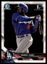 2018 Bowman Chrome Prospects Ibandel Isabel Los Angeles Dodgers #BCP47