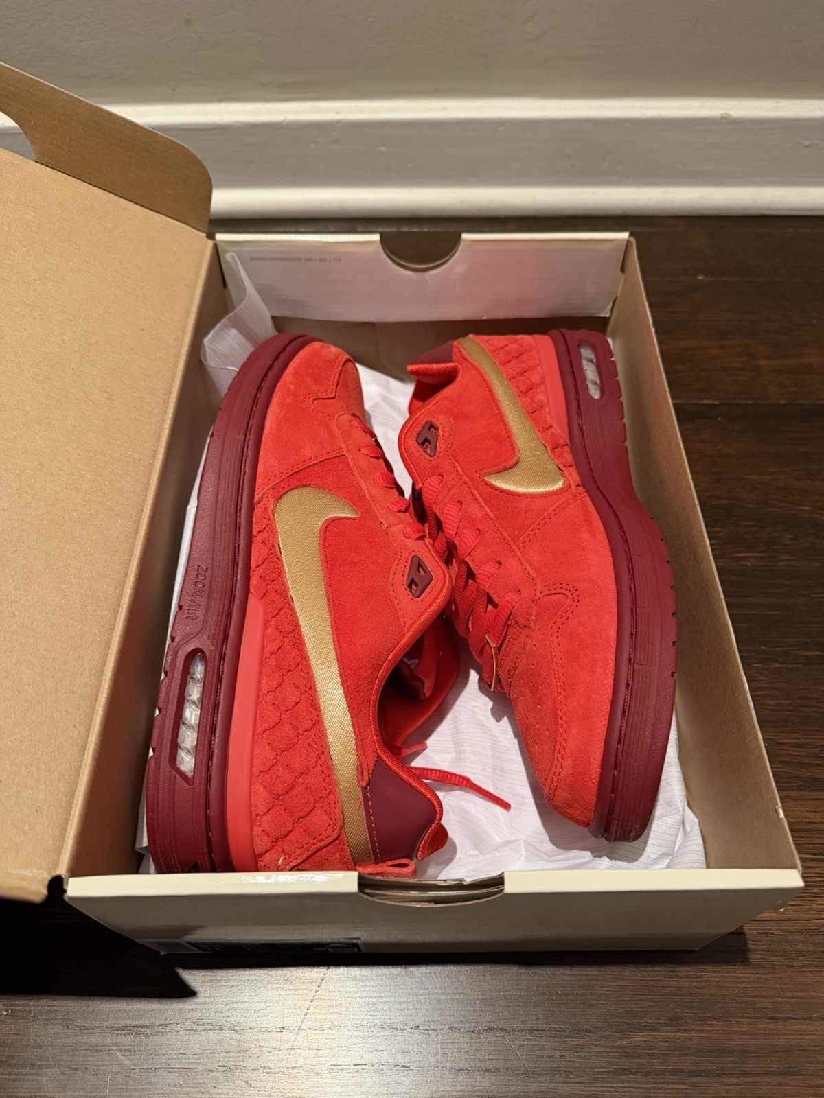 *DS* Size 9.5 - 2026 Paul Rodriguez Nike SB Air Zoom Low ‘NBA All Star West’ RED thumbnail 5