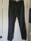 Sarah John Womens Black Snake Print Stretch Pant Straight Leg Size Medium — photo 1