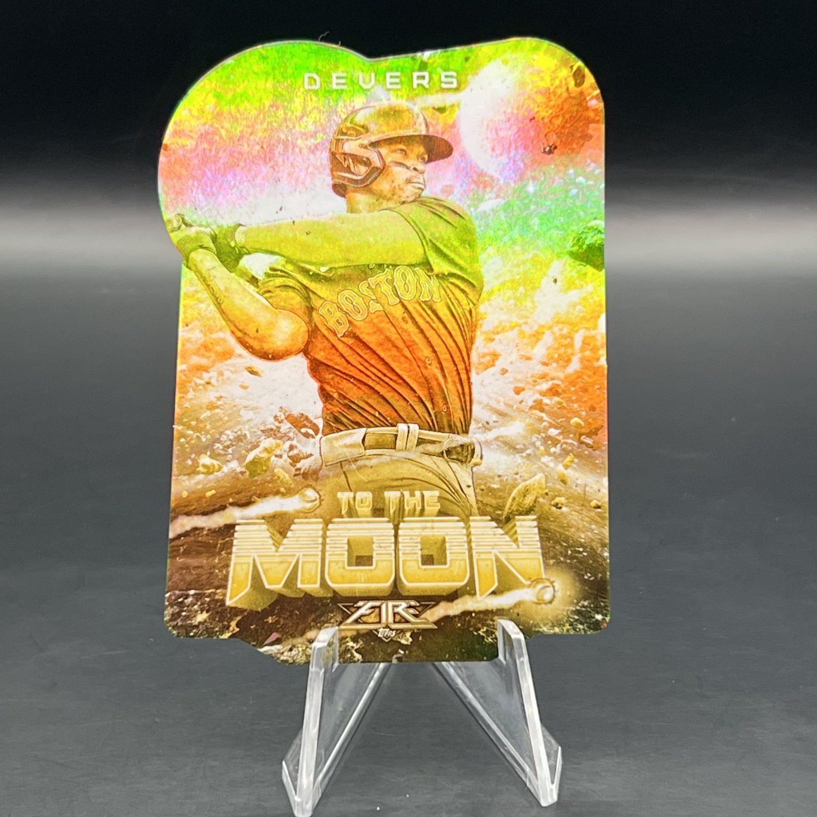 2022 Topps Fire - To the Moon Rafael Devers #TTM-20 Gold Minted