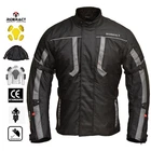 RIDERACT® Mens Motorcycle Jacket Waterproof  Textile Touring Jacket Companion