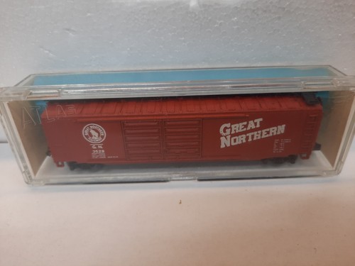 Atlas 2334 Güterwagen GREAT NORTHERN 50 2-Türiger Boxwagen Spur N | Zustand: Gebraucht