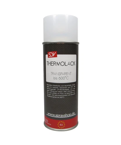 1x Klarlack bis 600° C 400ml Ofenlack Thermolack klar Auspufflack ABRIEBFEST