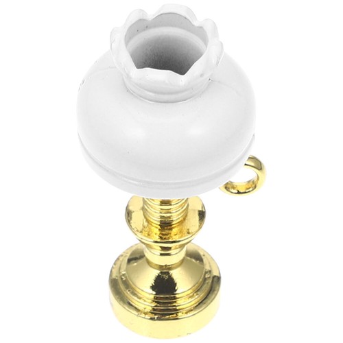 Lampe de table miniature lampe de poupée de poupée de bureau de la lampe - Photo 9/12