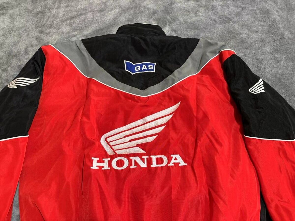 Unisex Adult Honda Jacket Ebroidered Cotton Padded F 1 Unisex Adult Honda Jacket Ebroidered Cotton Padded F 1