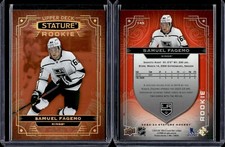 2022-23 Upper Deck Stature Rookie Orange #145 Samuel Fagemo /45