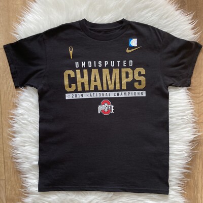 Nike Ohio State T-Shirt Alter 8 Jahre Undisputed Champs Kurzarm Rundhalsausschnitt 