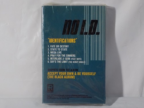 NO I.D. - IDENTIFICATIONS (1997, Cassette Single, Relativity) Promo NEW/SEALED - Picture 2 of 4