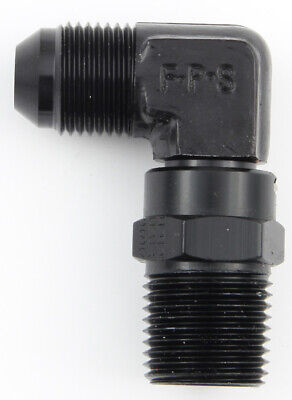 Fragola #6 x 3/8 MPT 90-Degree Swivel Adapter Black 499166-BL Fragola #6 x 3/8 MPT 90-Degree Swivel Adapter Black 499166-BL