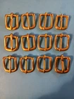 (12) 3/4" Solid Brass Harness Buckles  twelve buckles -NEW