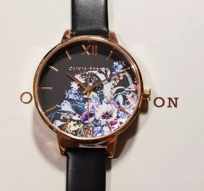 Olivia burton enchanted shop garden watch