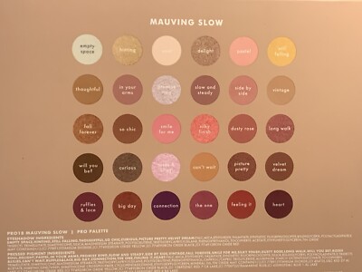 Kara Pro18  MAUVING SLOW  - 30 Neutral Pro  Eyeshadow Palette Sealed