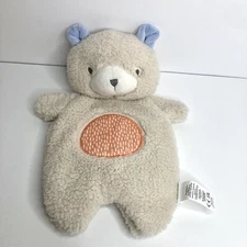 Ingenuity Bear Lovey Soft Snuggle Security Blanket Stuffed Animal Plush Toy 12”