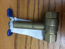 Lot of 6 1/2" IPS Long Shank ball valve A736A Durst Not for potable water NEW