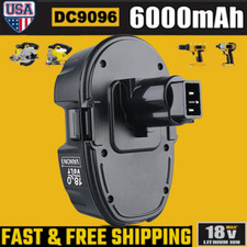 For Dewalt DC9096-2 18 Volt 18V 6.0Ah Battery NiMH DC759 DC970 Drill replacement