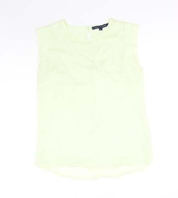French Connection Damen Bluse Grün Polyestermischung Größe M