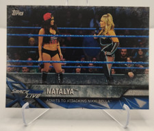 2017 Topps WWE SmackDown Live Natalya Nikki Bella #WWE-20 wrestling card