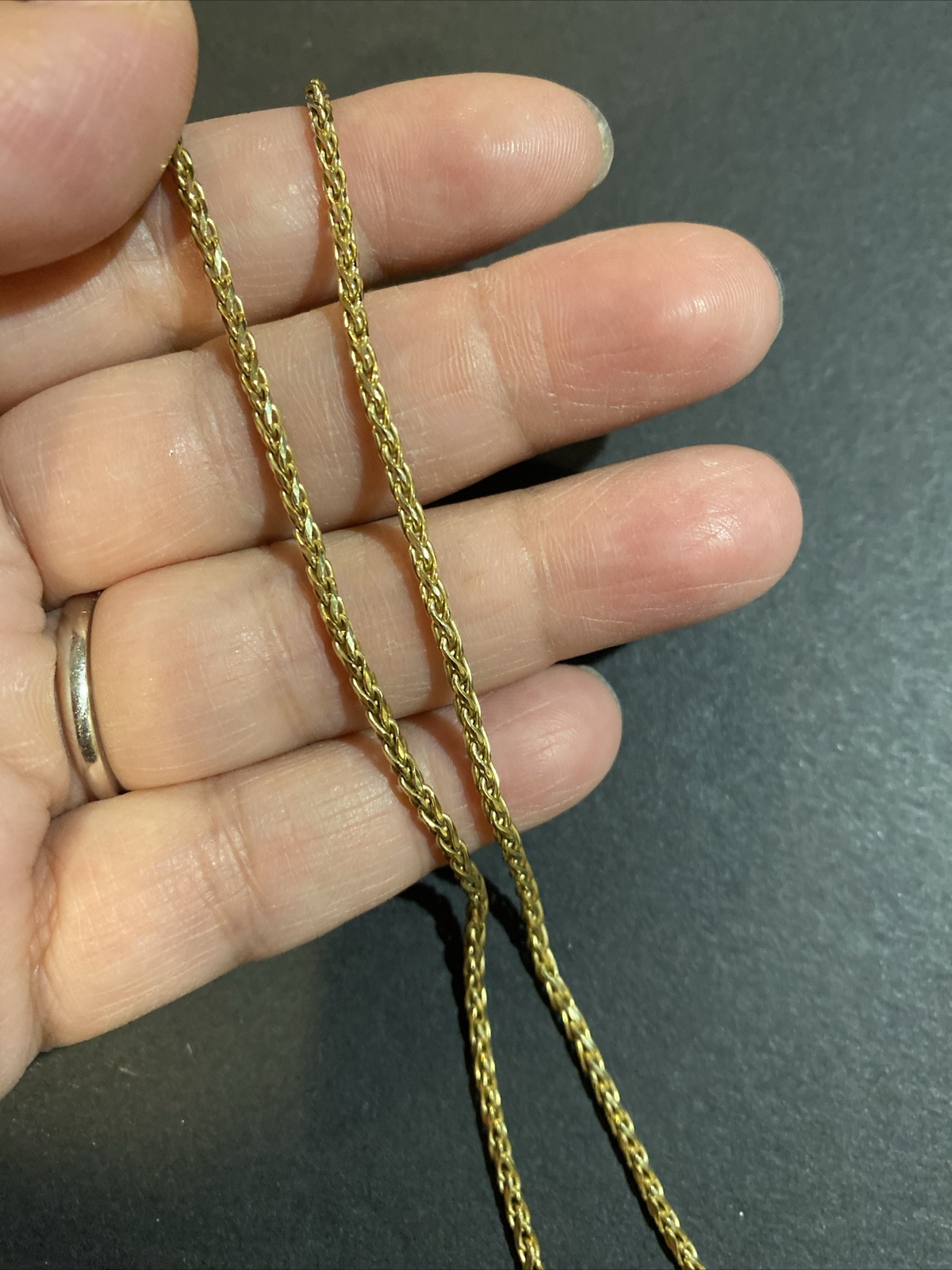 Signed MIDAS 14K Solid Yellow Gold Chain Necklace - image 4