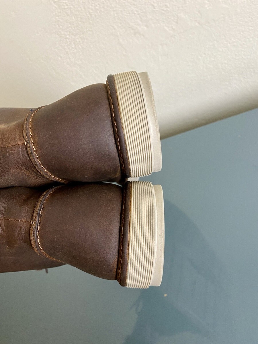 Clarks C&J TOR England Brown Leather Chukka Boots Men display picture 3