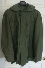 USAF OG 107 Cotton Wind Resistant Coat Medium Long Sateen 1966 Broxton Garment