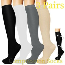 Women Varicose Veins Compression Socks Running Anti-Fatigue Relief Stockings