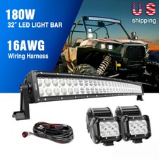 Nilight Curved Led Light Bar Spot Flood Combo For Jeep Truck 4wd Off Road