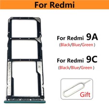 SIM Card Holder Tray With Eject Pin For Xiaomi Redmi 9A Redmi 9C Replacement